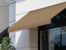 Voděodolná slunečníkovina - Kávově hnědá SLK-001 metráž šířka 150 cm - detail 1 - Biante.cz