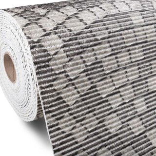 Kúpeľňová penová rohož / predložka PRO-040 Sivá dlažobná kocka - metráž šírka 65 cm - Biante.sk
