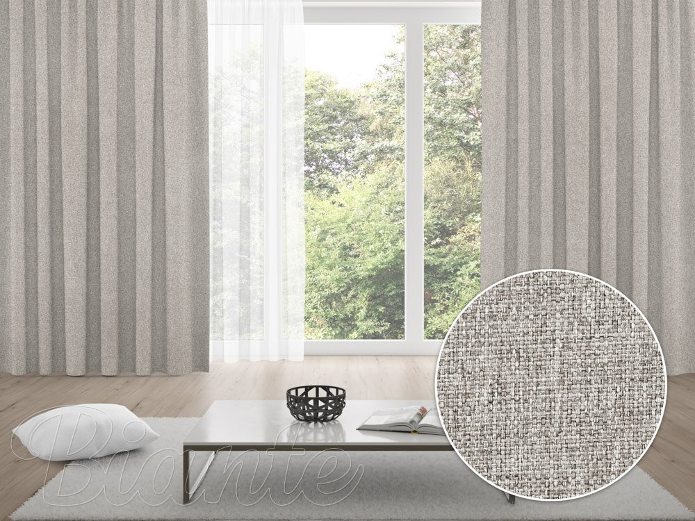 100% zatemňovací záves Blackout BKT-552 Prírodná režná - šírka 270 cm - Biante.sk