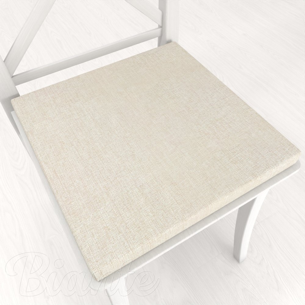 Čtvercový podsedák BKW-207 Pískový žíhaný - 38x38x3 cm - Biante.cz