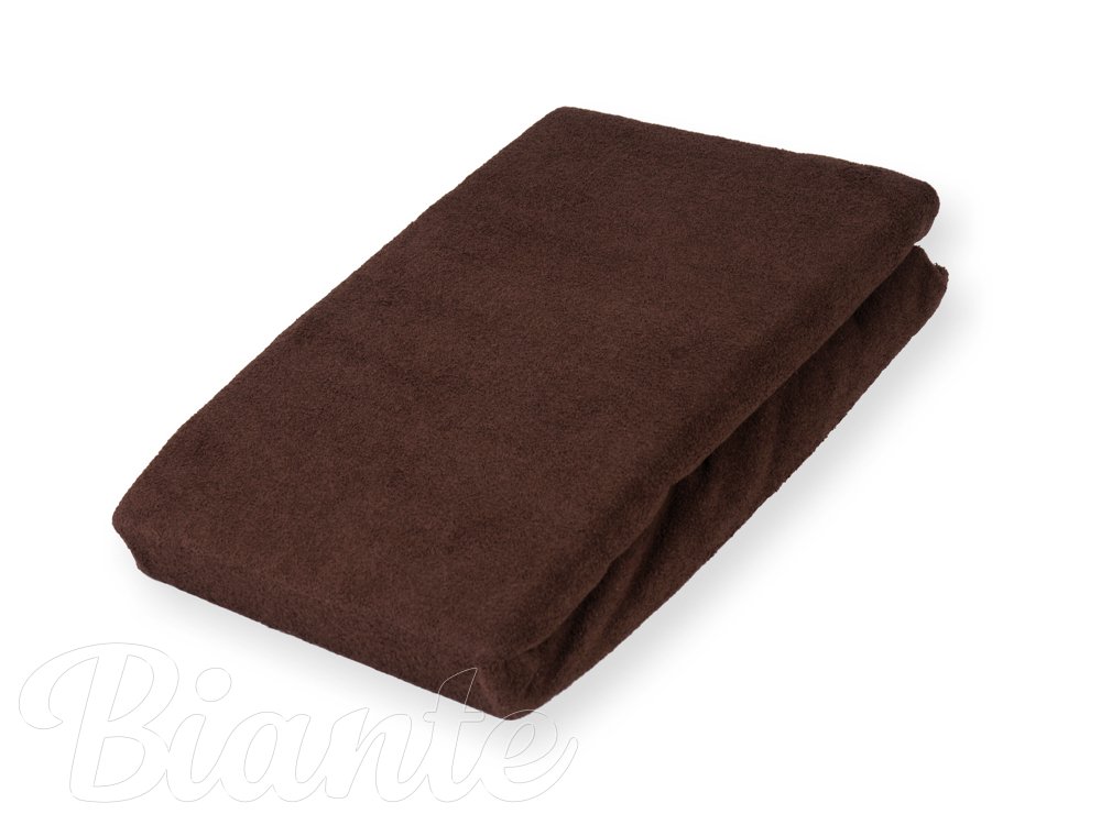 Froté napínací prostěradlo na extra vysokou matraci FR-026 Čokoládově hnědé - detail 2 - Biante.cz Froté napínací prostěradlo na extra vysokou matraci FR-026 Čokoládově hnědé - detail 2 - Biante.cz