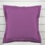 Bavlněný povlak na polštář s lemem Moni MO-079 Purpurový - Biante.cz