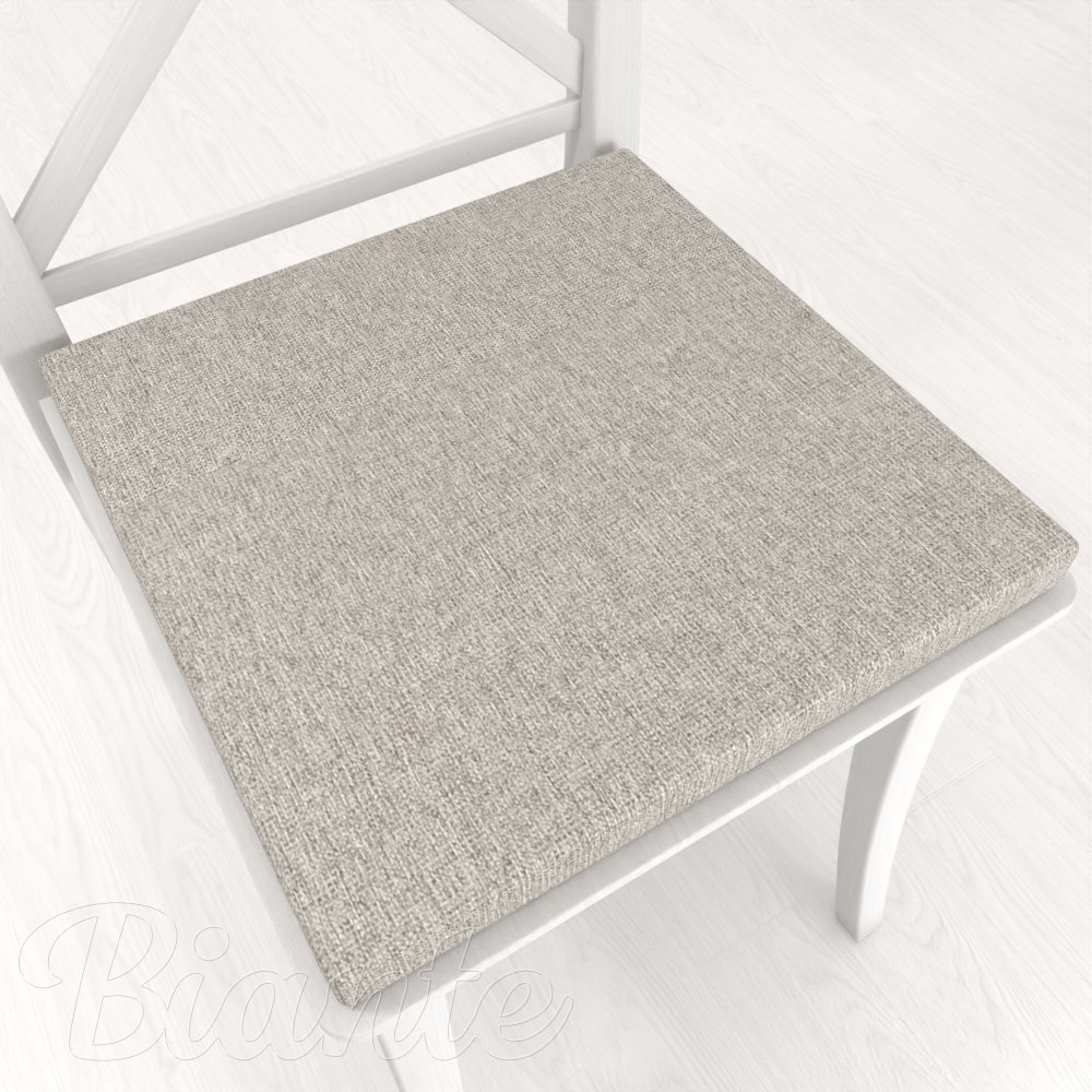 Čtvercový podsedák BKT-552 Přírodní režná - 38x38x3 cm - Biante.cz