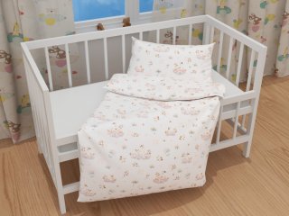Dětské bavlněné povlečení do postýlky Sandra SA-610 Labutě mezi lekníny na bílém - detail 1 - Biante.cz Dětské bavlněné povlečení do postýlky Sandra SA-610 Labutě mezi lekníny na bílém - detail 1 - Biante.cz