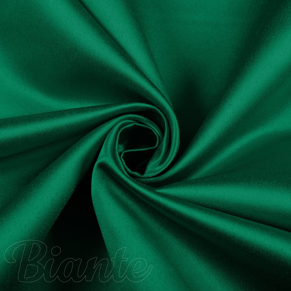 Látka polyesterový satén LUX-012 Zelená - šířka 150 cm - detail 1 - Biante.cz