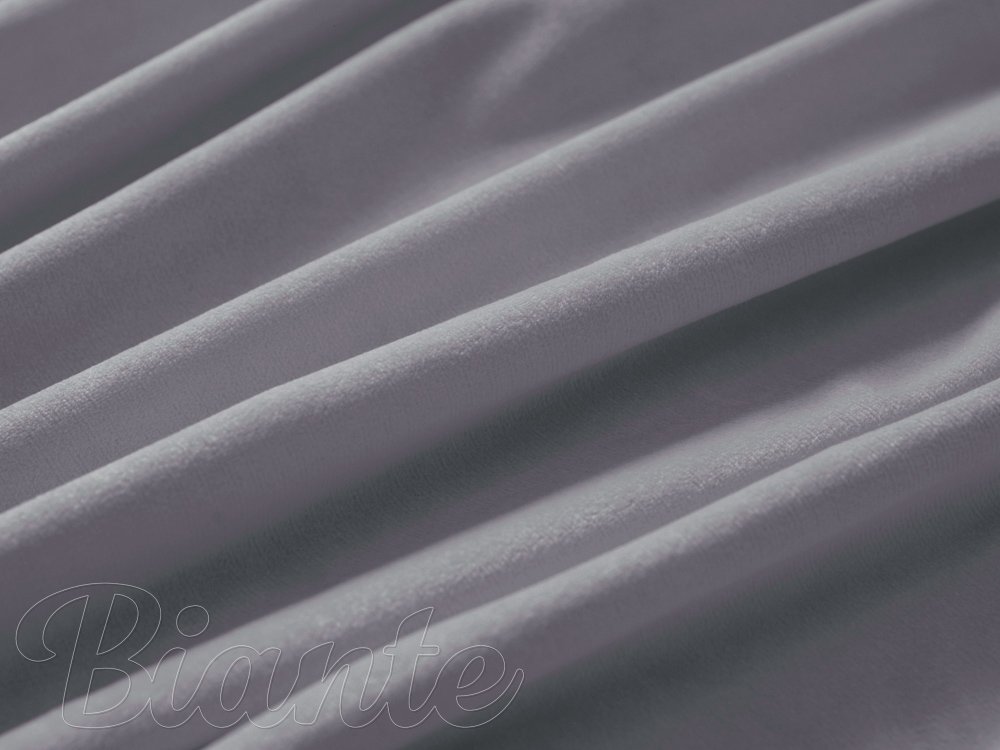 Sametová látka Velvet Premium SVP-013 Šedá - šířka 145 cm a 280 cm - detail 4 - Biante.cz Sametová látka Velvet Premium SVP-013 Šedá - šířka 145 cm a 280 cm - detail 4 - Biante.cz