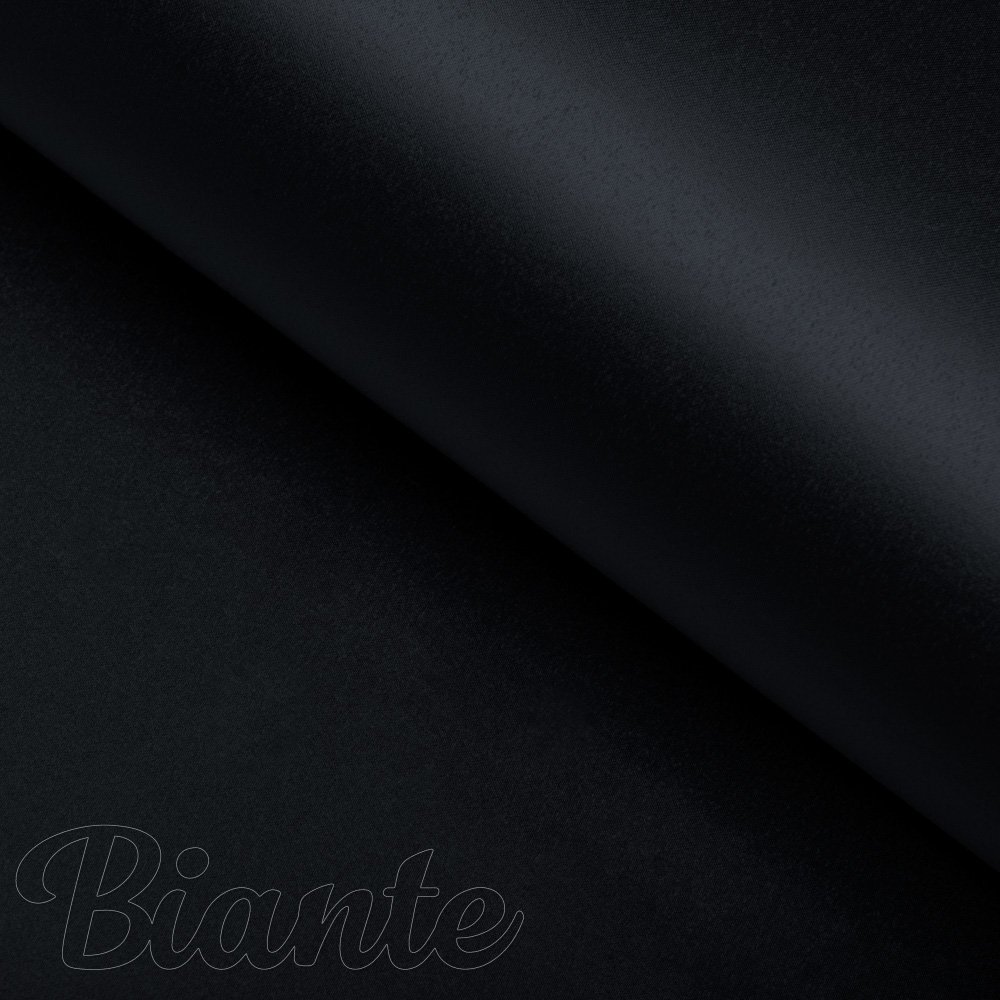 Látka polyesterový satén LUX-026 Černá - šířka 150 cm - detail 2 - Biante.cz