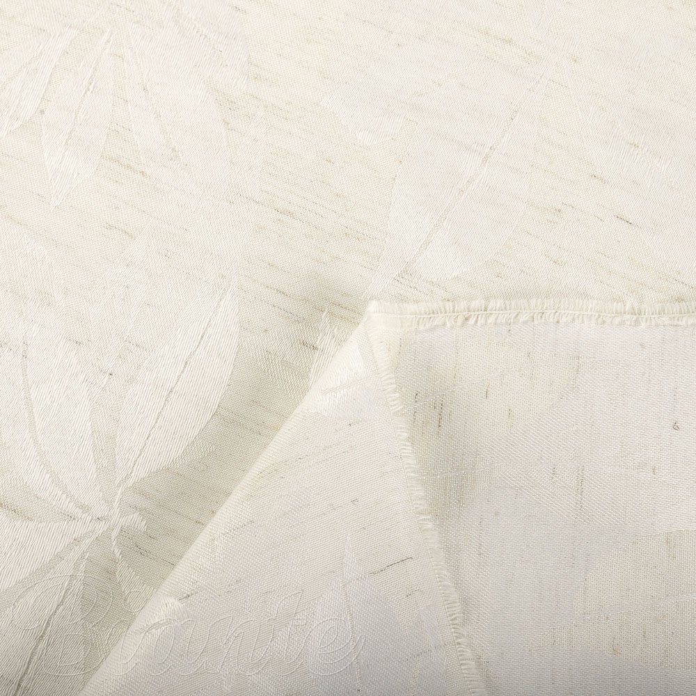 Teflonová látka na ubrusy TF-065 Listy na režném - šířka 160 cm - detail 6 - Biante.cz