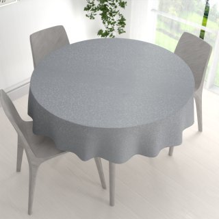 Teflonový kulatý ubrus TF-086 Ornamenty na šedém - detail 1 - Biante.cz