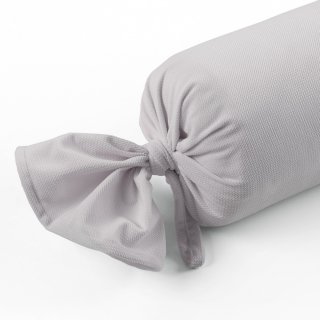 Sametový polštář válec bonbon Velvet Brick SVB-206 Světle šedý - detail 1 - Biante.cz Sametový polštář válec bonbon Velvet Brick SVB-206 Světle šedý - detail 1 - Biante.cz