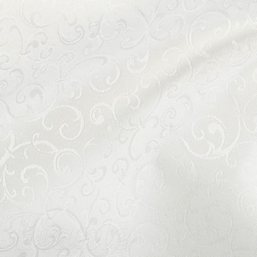 Teflonová látka na ubrusy TF-010 Ornamenty - smetanová - šířka 160 cm - detail 1 - Biante.cz