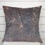 Sametový povlak na polštář Isabela IBL-004 Gold Design tmavě šedý 45x45 cm - SKLADEM - Biante.cz