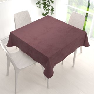 Velký sametový čtvercový ubrus Velvet Premium SVP-019 Hnědofialový - detail 1 - Biante.cz Velký sametový čtvercový ubrus Velvet Premium SVP-019 Hnědofialový - detail 1 - Biante.cz