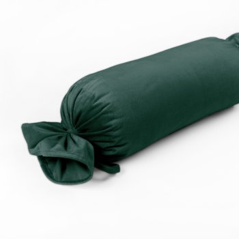 Sametový polštář válec bonbon Velvet Premium SVP-044 Lesní zelená - Biante.cz Sametový polštář válec bonbon Velvet Premium SVP-044 Lesní zelená - Biante.cz