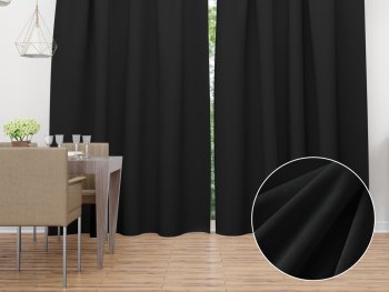 Sametový závěs na míru Velvet Premium SVP-014 Černozelený - Biante.cz Sametový závěs na míru Velvet Premium SVP-014 Černozelený - Biante.cz