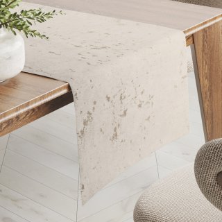 Sametový běhoun na stůl Isabela IBL-001 Gold Design krémový - Biante.cz Sametový běhoun na stůl Isabela IBL-001 Gold Design krémový - Biante.cz