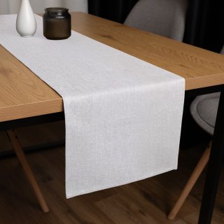 Dekorační běhoun na stůl BKW-206 Světle šedobéžové žíhání - Biante.cz