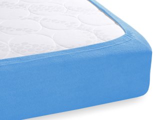 Froté napínacie prestieradlo na extra vysoký matrac FR-015 Svetlo modré - detail 1 - Biante.sk Froté napínacie prestieradlo na extra vysoký matrac FR-015 Svetlo modré - detail 1 - Biante.sk