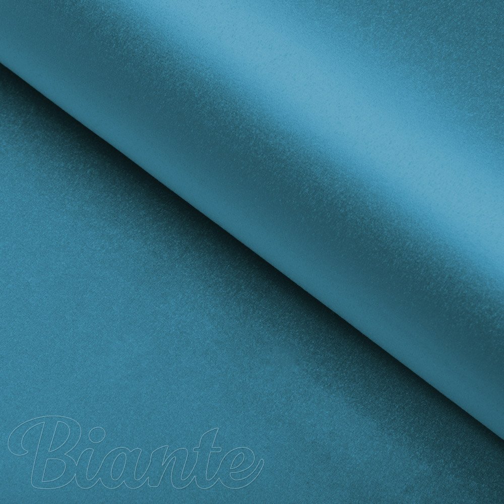 Látka polyesterový satén LUX-033 Petrolejově modrá - šířka 150 cm - detail 2 - Biante.cz