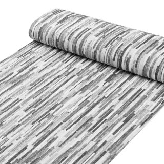 Dekoračná látka Leona LN-175 Sivo-čierne pásiky - šírka 140 cm a 280 cm - detail 1 - Biante.sk