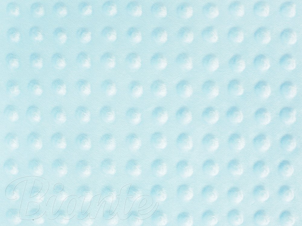 Dětská látka Minky 3D puntíky MKP-013 Ledová modrá - šířka 150 cm - detail 6 - Biante.cz Dětská látka Minky 3D puntíky MKP-013 Ledová modrá - šířka 150 cm - detail 6 - Biante.cz