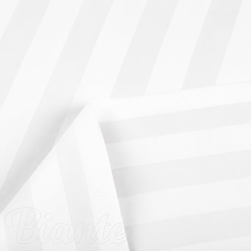 Damašek Atlas Gradl bílé proužky 22 mm DM-008 - metráž šířka 145 cm a 160 cm - detail 3 - Biante.cz