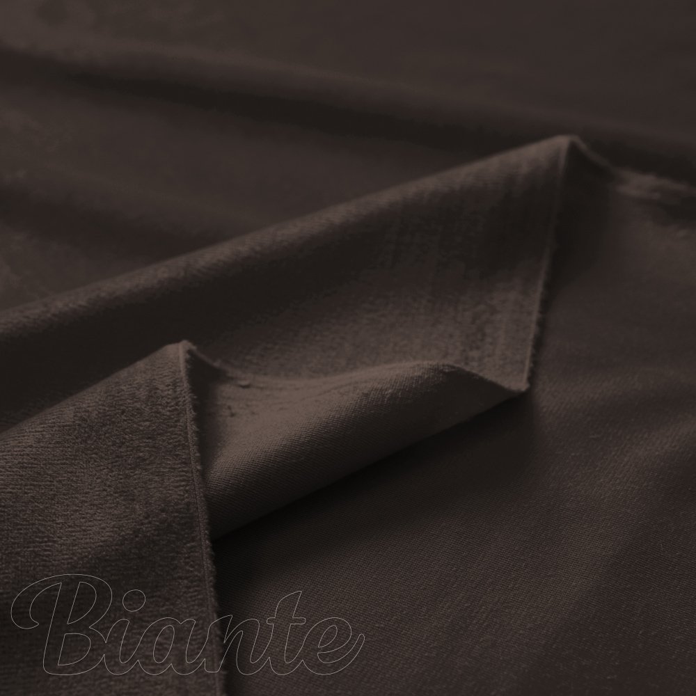 Zamatová látka Velvet Prémium SVP-016 Tmavo hnedá - šírka 145 cm a 280 cm - detail 5 - Biante.sk