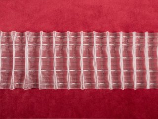 Řasící stuha RS-012 vlnky - šířka 10 cm - řasení 1:2 - Biante.cz