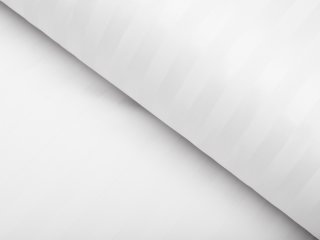 Damašek Atlas Gradl bílý - proužky 8 mm DM-015 - metráž šířka 150 cm - Biante.cz