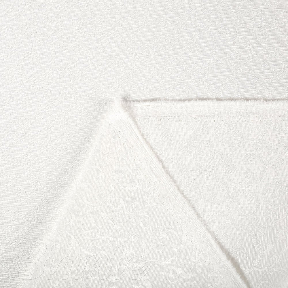 Teflonová látka na ubrusy TF-010 Ornamenty - smetanová - šířka 160 cm - detail 3 - Biante.cz