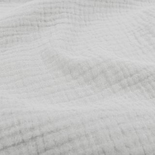 Mušelín dvojitá gázovina MSN-057 Bledě šedá - metráž šířka 140 cm - detail 1 - Biante.cz