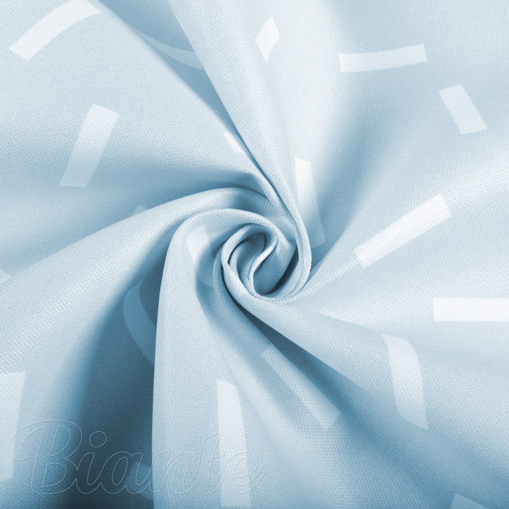 Dekorační látka PM-063 Konfety na pastelově modrošedém - šířka 150 cm - detail 3 - Biante.cz