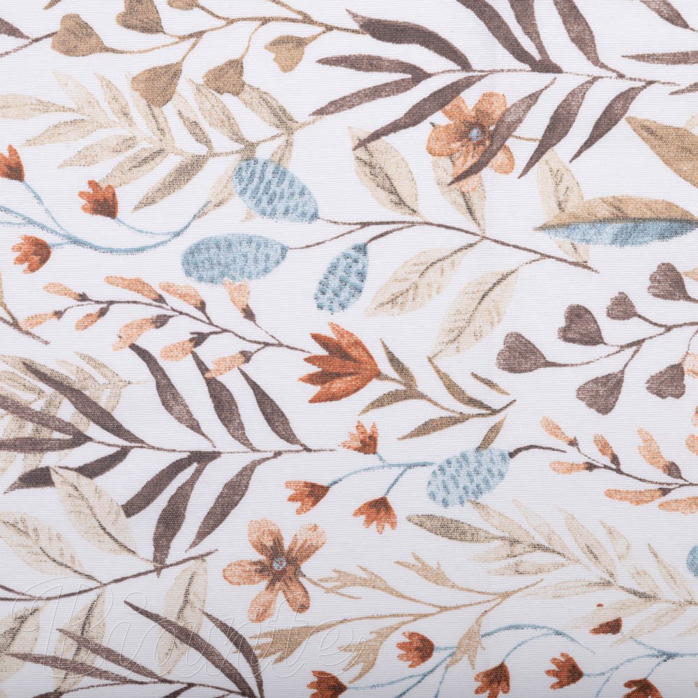 Dekoračná látka Leona LN-163 Jesenné vetvičky na bielom - šírka 140 cm a 280 cm - detail 5 - Biante.sk