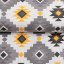 Bavlněná látka/plátno Sandra SA-520 Žluto-šedý aztécký vzor - šířka 160 cm - detail 2 - Biante.cz