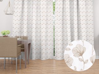 Bavlněný závěs Sandra SA-252 Béžové polní kvítí - Biante.cz Bavlněný závěs Sandra SA-252 Béžové polní kvítí - Biante.cz