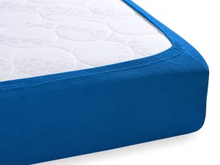 Froté napínacie prestieradlo na extra vysoký matrac FR-016 Modré - detail 1 - Biante.sk Froté napínacie prestieradlo na extra vysoký matrac FR-016 Modré - detail 1 - Biante.sk