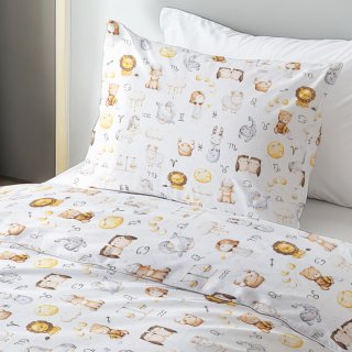 Detské bavlnené posteľné obliečky Sandra SA-439 Znamenia zverokruhu - detail 1 - Biante.sk