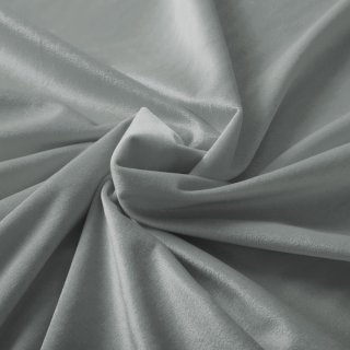 Sametová látka Velvet Premium SVP-046 Světle šedá - šířka 145 cm - detail 1 - Biante.cz