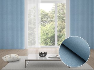 100% zatemňovací záves Blackout BKW-210 Svetlo modré žíhanie - Biante.sk