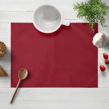 Prostírání na stůl/imitace broušené kůže Alcantara ALC-018 Vínově červené - Biante.cz