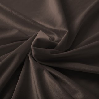 Zamatová látka Velvet Prémium SVP-016 Tmavo hnedá - šírka 145 cm a 280 cm - detail 1 - Biante.sk