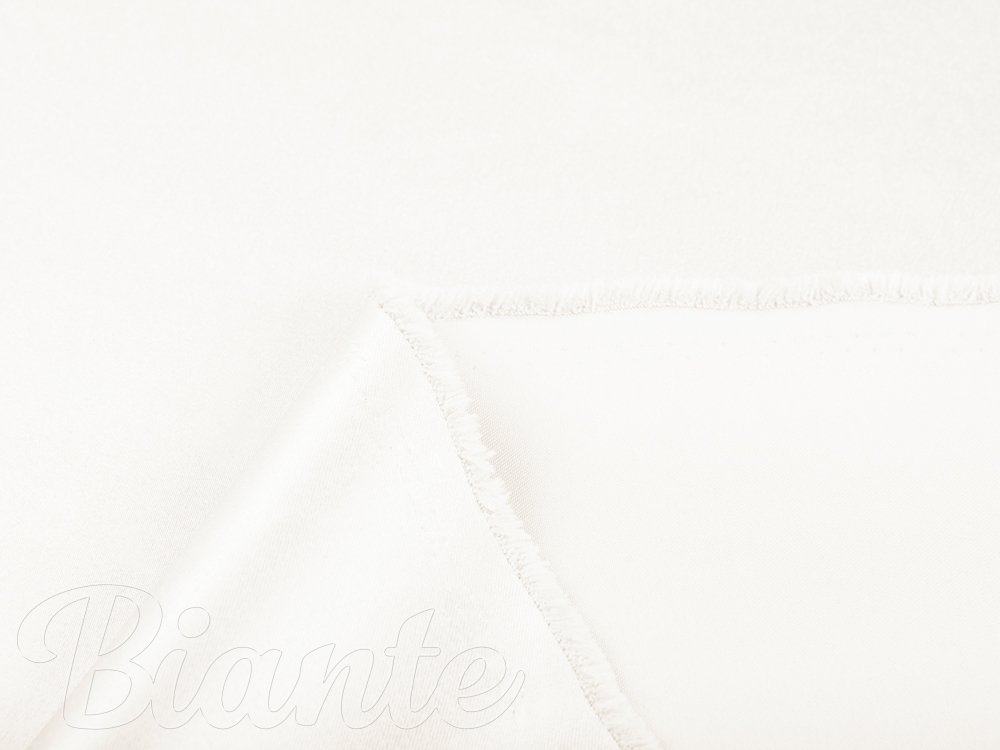 Látka polyesterový satén LUX-L052 Smetanově bílá - šířka 150 cm - detail 6 - Biante.cz Látka polyesterový satén LUX-L052 Smetanově bílá - šířka 150 cm - detail 6 - Biante.cz