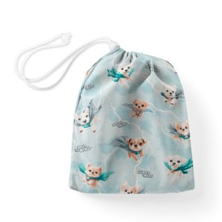 Bavlnený vak/vrecko na prezuvky Sandra SA-651 Psí superhrdinovia na ľadovo modrom - Biante.sk Bavlnený vak/vrecko na prezuvky Sandra SA-651 Psí superhrdinovia na ľadovo modrom - Biante.sk