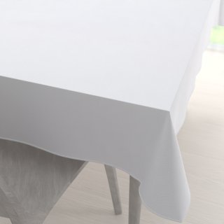 Teflonový obdélníkový ubrus TF-068 Bílý bez vzoru - Biante.cz