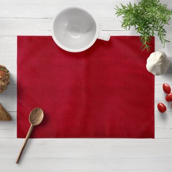 Sametové prostírání na stůl Velvet Premium SVP-038 Sytě červené - Biante.cz