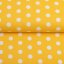 Bavlněná látka/plátno Sandra SA-598 Bílé puntíky na žlutém - šířka 160 cm - detail 2 - Biante.cz