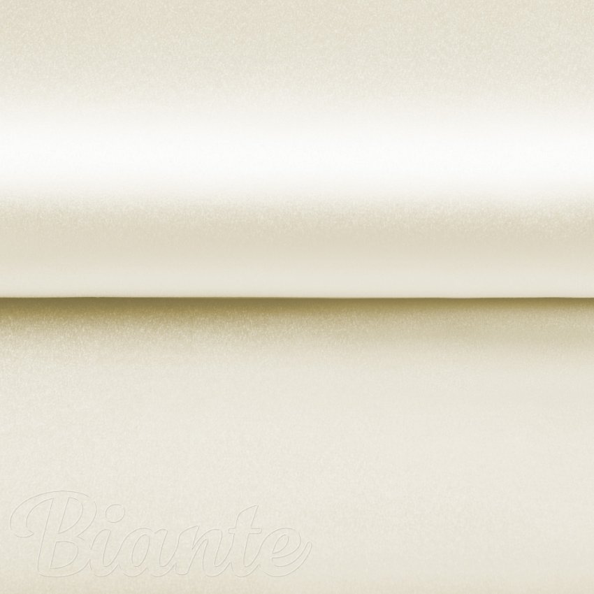 Látka polyesterový satén LUX-017 Smetanová - šířka 150 cm - detail 4 - Biante.cz