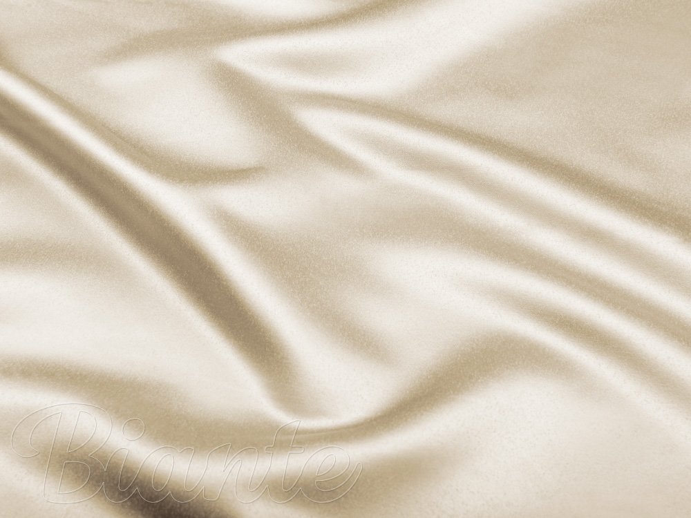 Látka polyesterový satén LUX-L054 Latte - šířka 150 cm - detail 5 - Biante.cz Látka polyesterový satén LUX-L054 Latte - šířka 150 cm - detail 5 - Biante.cz