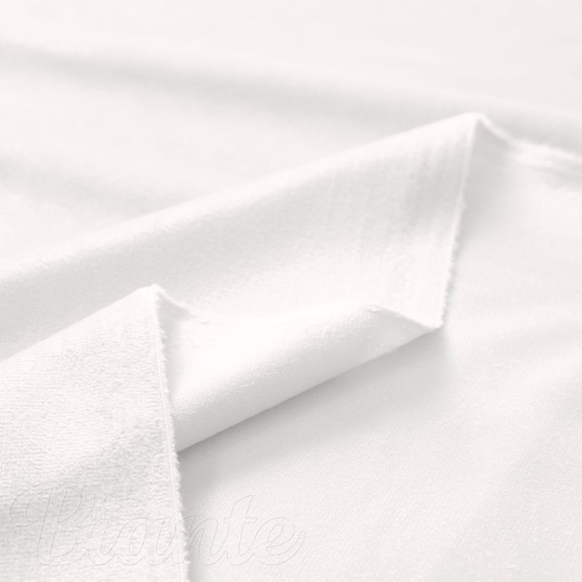Zamatová látka Velvet Prémium SVP-024 Krémovo biela - šírka 300 cm - detail 5 - Biante.sk