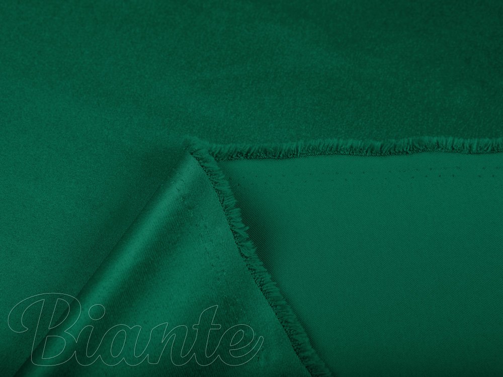 Látka polyesterový satén LUX-038 Tmavě zelená - šířka 150 cm - detail 6 - Biante.cz